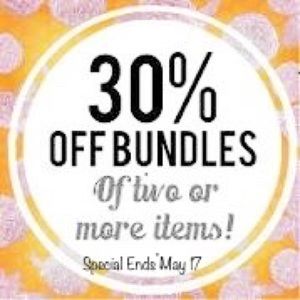 30% off Bundles thru May 17.